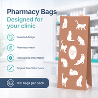Safe.Vet "Have A Purrfect Day" veterinary pharmacy prescription bag, Regular size — image 3