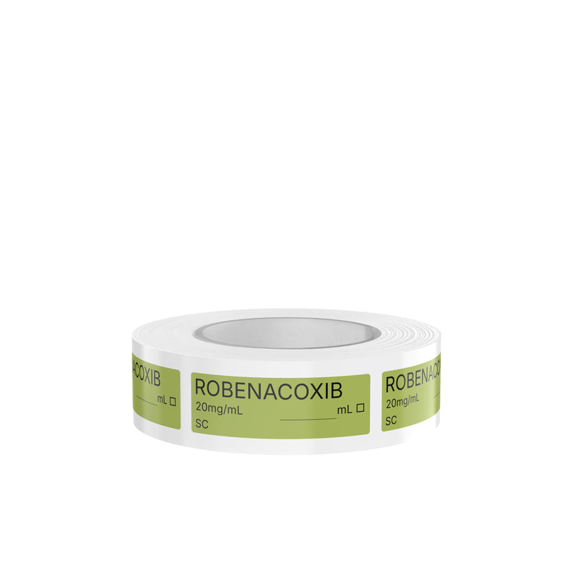 Veterinary Syringe Labels - Robenacoxib (Onsior)