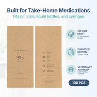 Safe.Vet "Take Home Medications" veterinary pharmacy prescription bag, Regular size — image 4