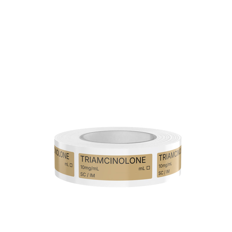 Veterinary Syringe Labels - Triamcinolone