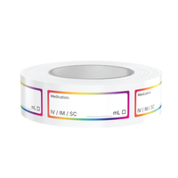 Universal Injectable Blank Syringe Labels