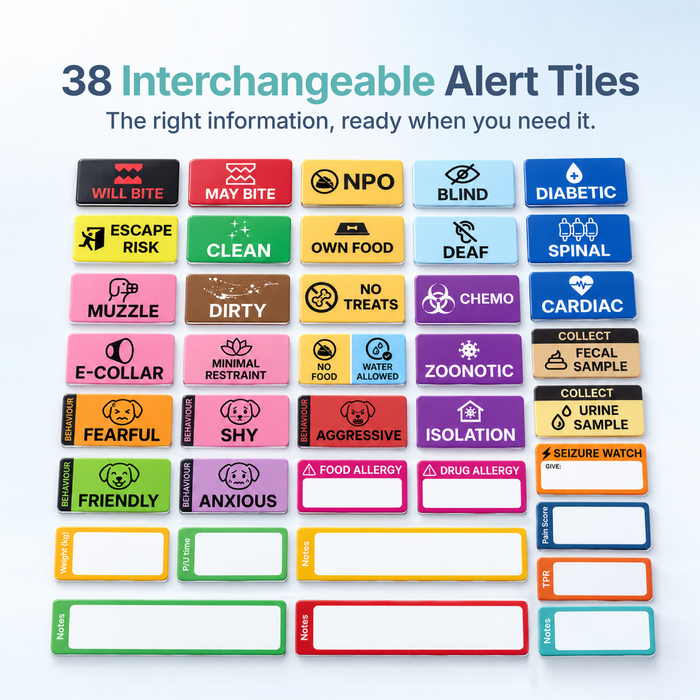 Smart Cage Card Magnetic Alert Tiles