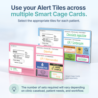 Smart Cage Card Magnetic Alert Tiles
