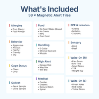Smart Cage Card Magnetic Alert Tiles
