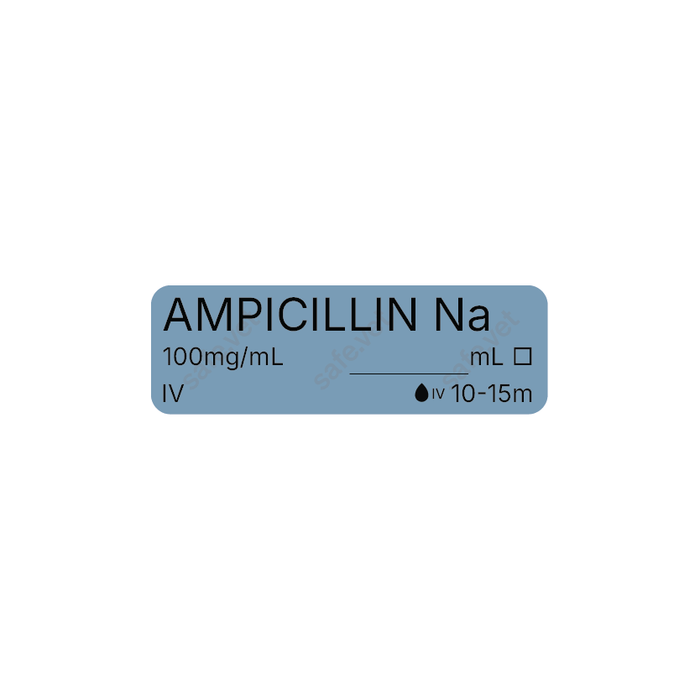 Veterinary Syringe Labels - Ampicillin Na