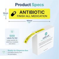 "Antibiotic" Dispensing Labels