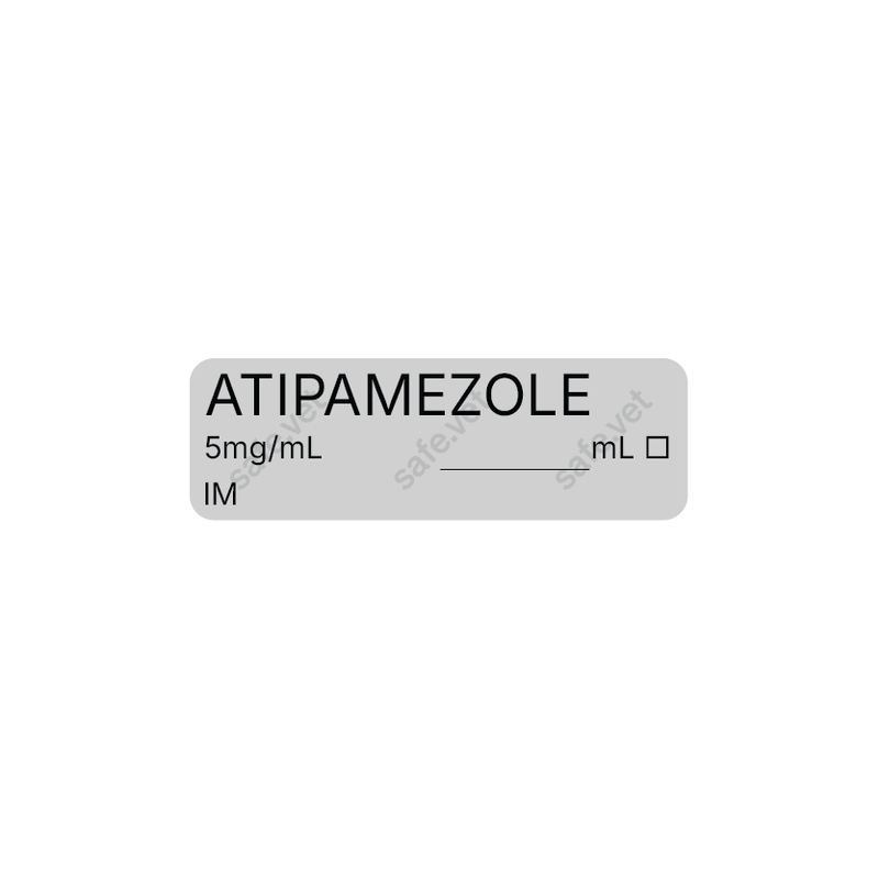 Veterinary Syringe Labels - Atipamezole (Antisedan)
