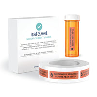 "Bloodwork Required Before Next Refill" Dispensing Labels