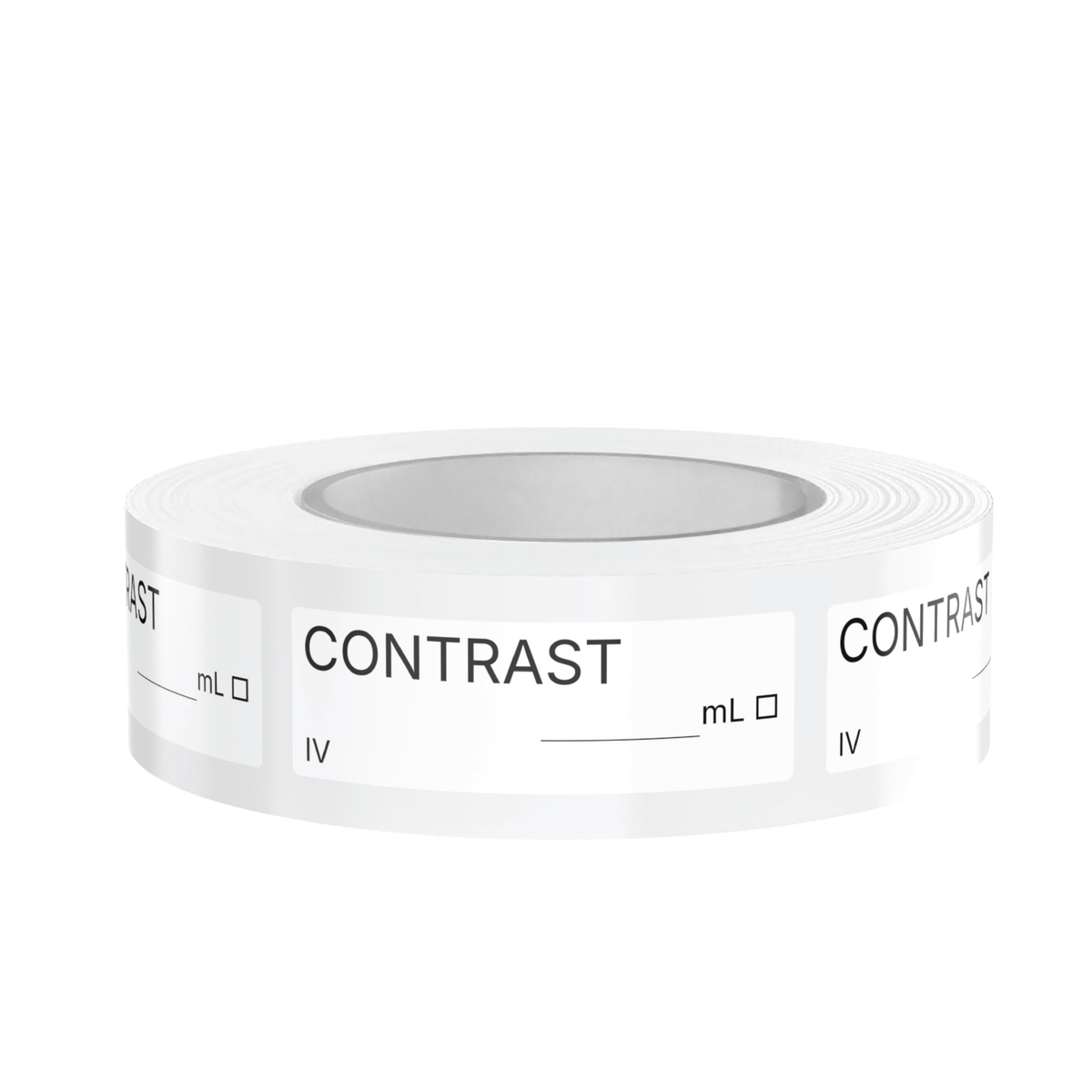 Contrast Veterinary Syringe Labels – Color-Coded Roll of 500 | Medication Safety Labels for Vet Clinic, Hospital, ICU, Surgery & Anesthesia