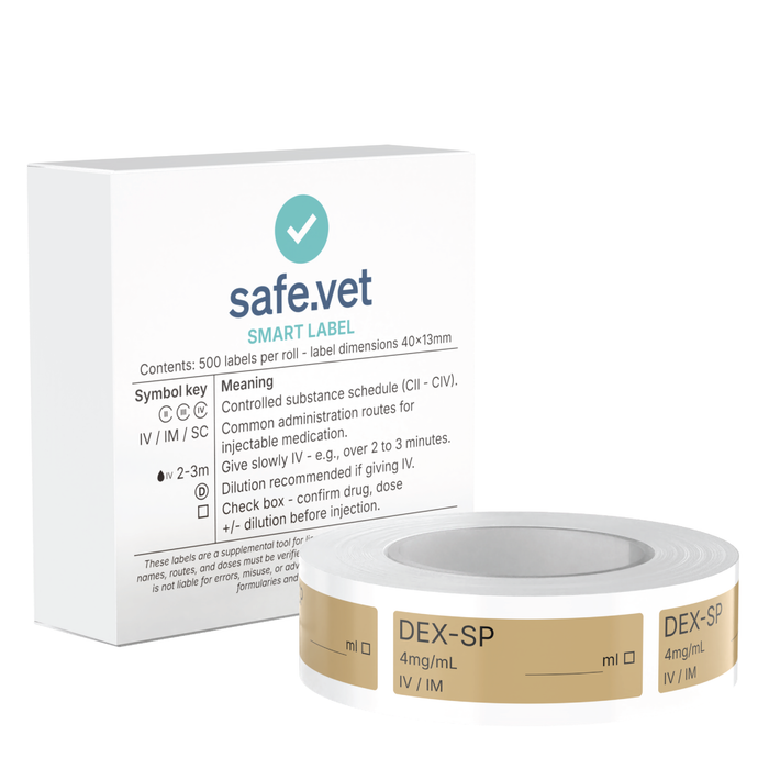 Veterinary Syringe Labels - Dex-SP