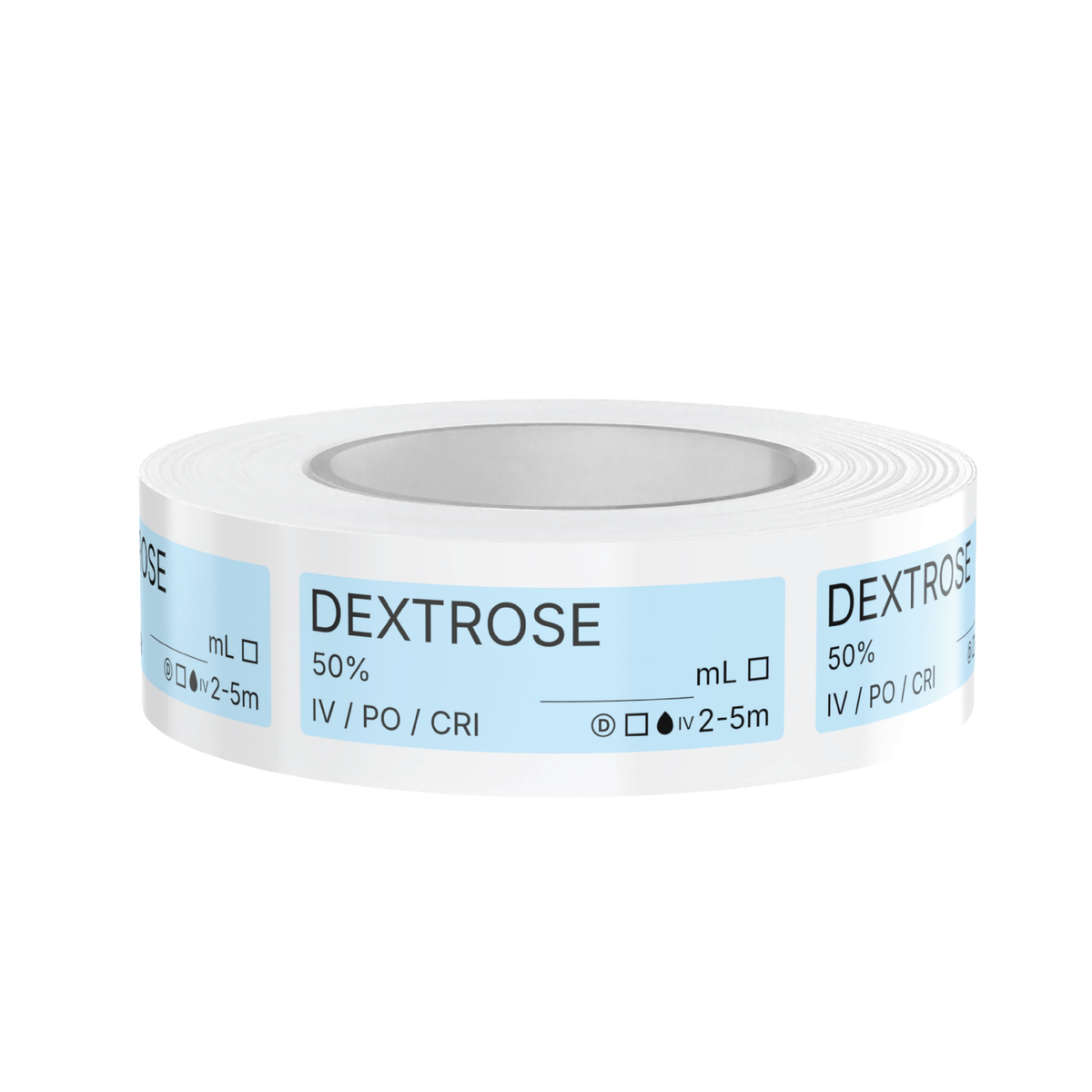 Dextrose Syringe Labels