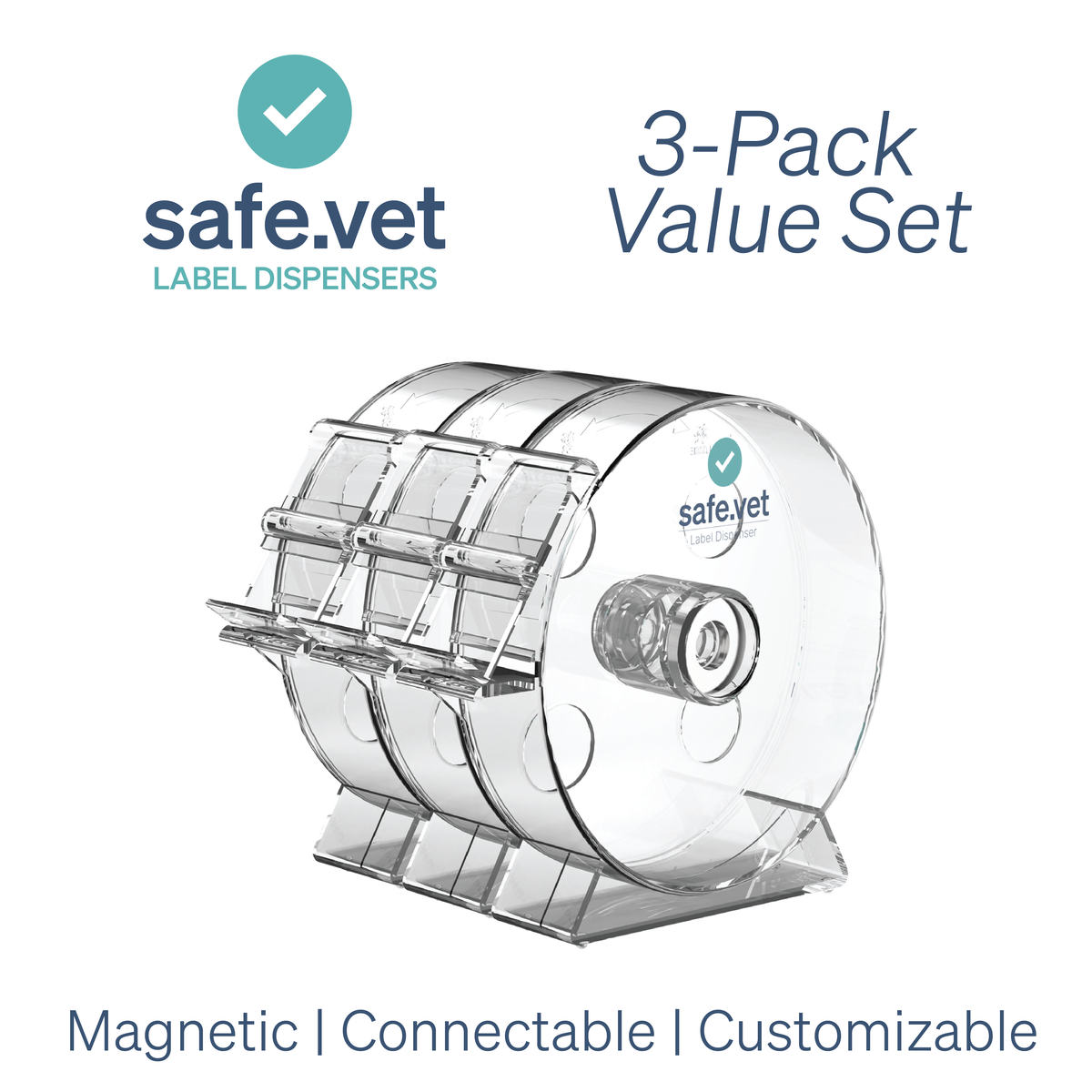Veterinary Label Dispenser – Safe Vet Syringe & Medication Label Holder