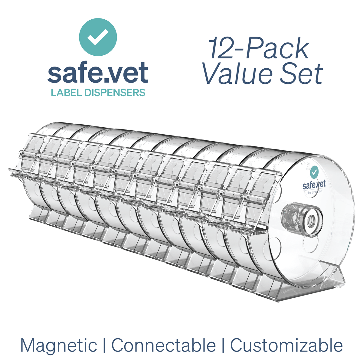 Veterinary Label Dispenser – Safe Vet Syringe & Medication Label Holder