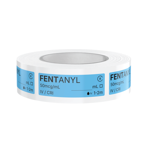 Fentanyl Syringe Labels