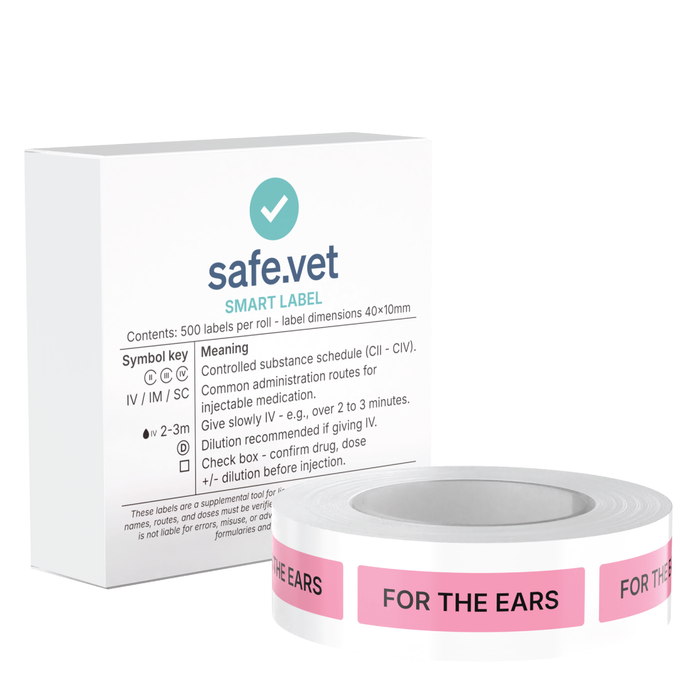 "For The Ears" Dispensing Labels