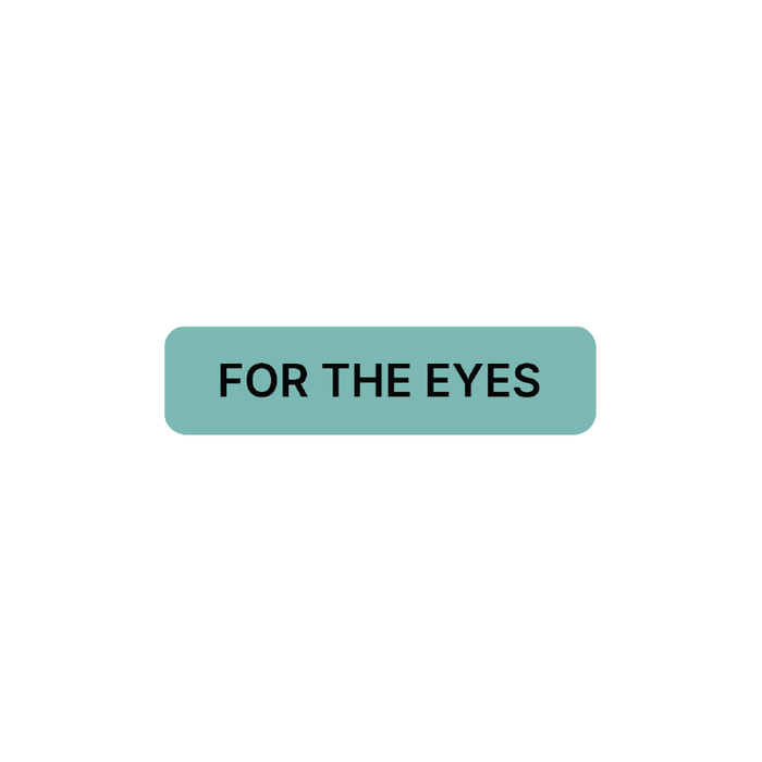 "For The Eyes" Dispensing Labels