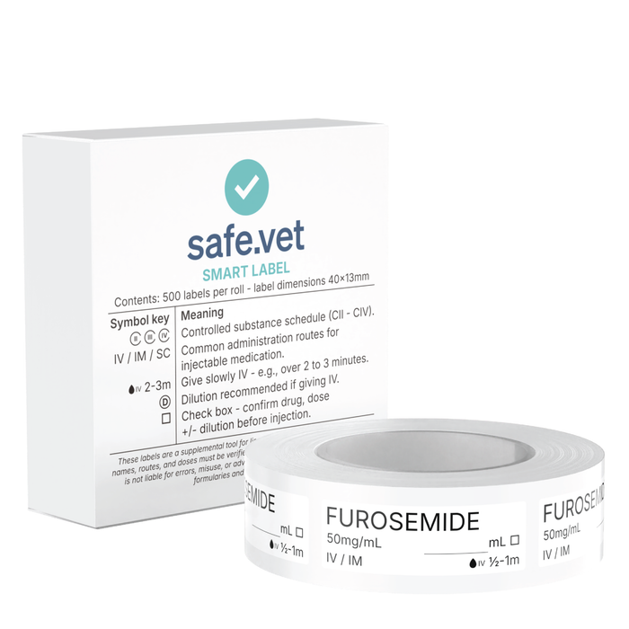 Veterinary Syringe Labels - Furosemide