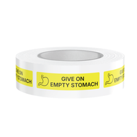 "Give On Empty Stomach" Dispensing Labels