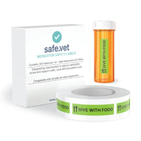 "Give With Food" Dispensing Labels