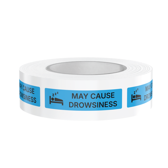 "May Cause Drowsiness" Dispensing Labels