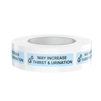 "May Increase Thirst and Urination" Veterinary Dispensing Labels – Pharmacy Instruction Stickers Roll of 500 | Vet Prescription Reminder Labels for Client Medications & Safety