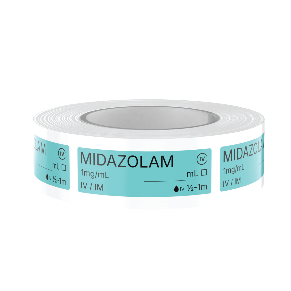 Midazolam Syringe Labels