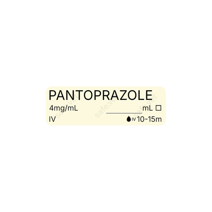 Veterinary Syringe Labels - Pantoprazole