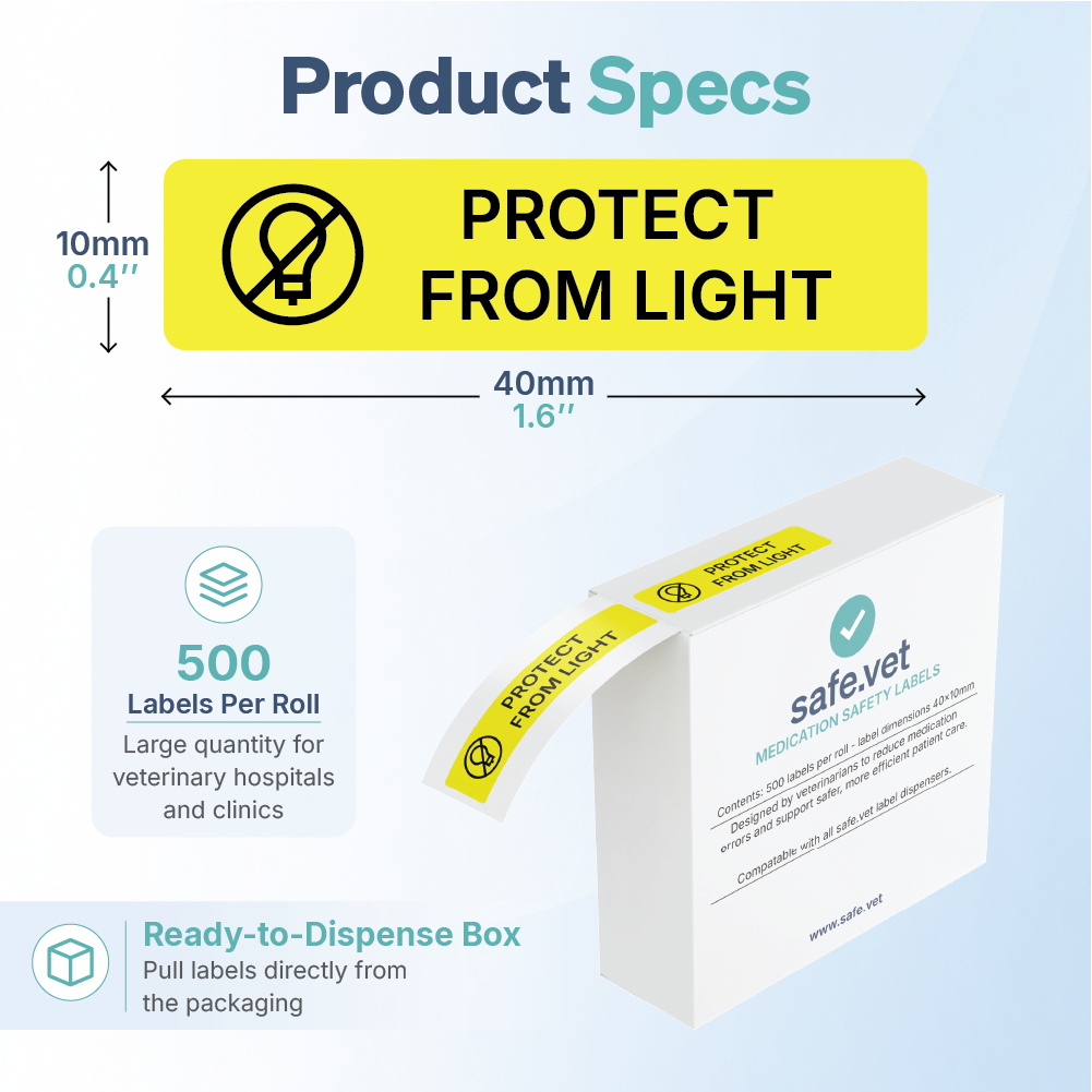 "Protect From Light" Dispensing Labels