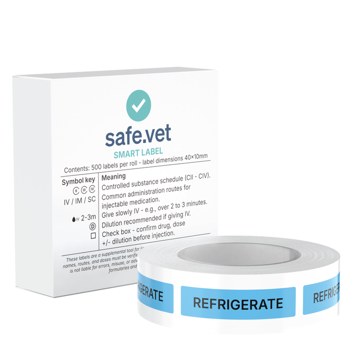 "Refrigerate" Dispensing Labels