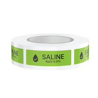 Saline / NaCl 0.9% Syringe Labels (Verified)