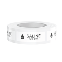Saline / NaCl 0.9% Syringe Labels (Verified)