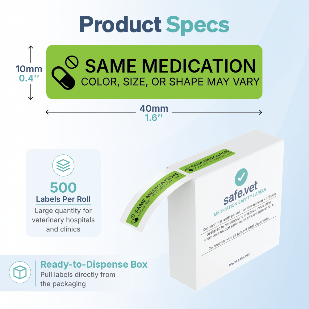 "Same Medication" Dispensing Labels