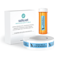 "Shake Well & Keep Refrigerated" Dispensing Labels