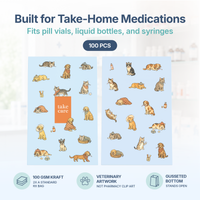 Safe.Vet "Take Care" veterinary pharmacy prescription bag, Large size — image 5