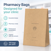 Safe.Vet "Take Home Medications" veterinary pharmacy prescription bag, Large size — image 4