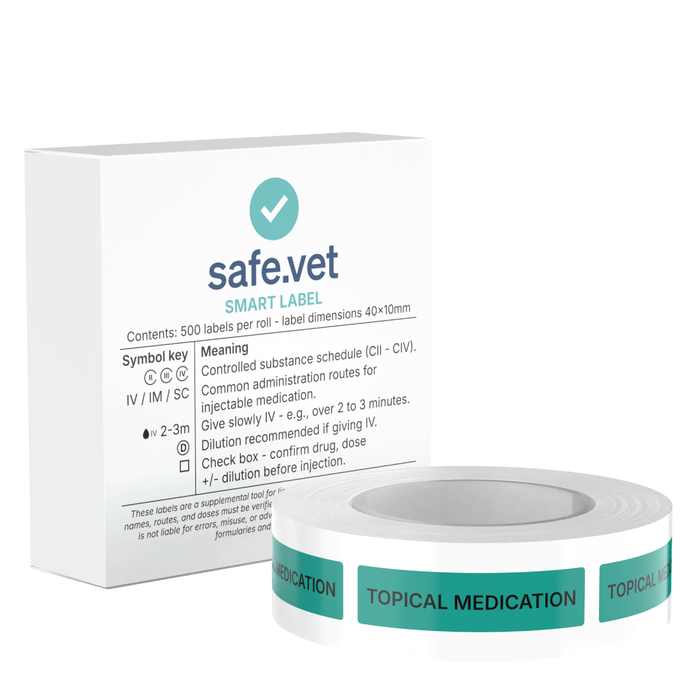 "Topical Medication" Dispensing Labels