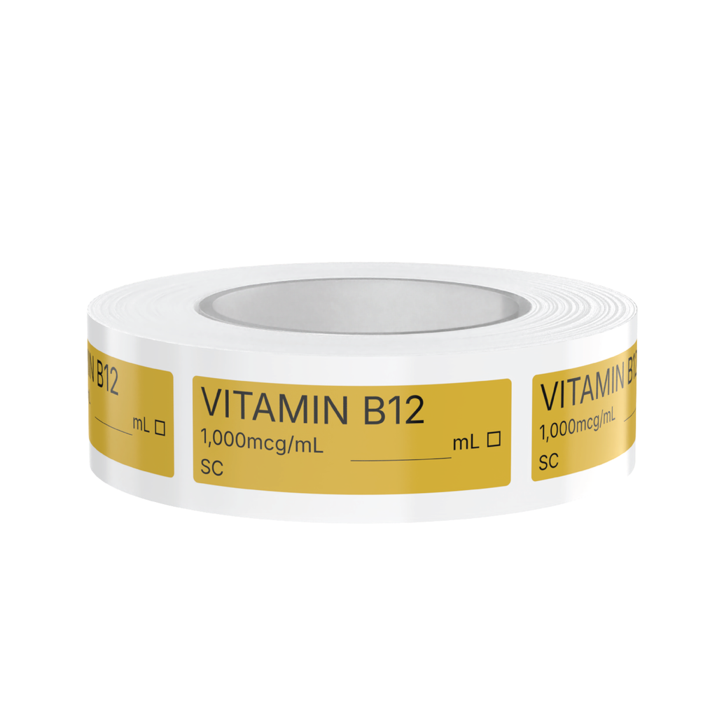Vitamin B12 Labels