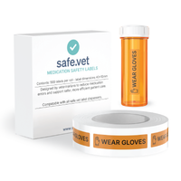 "Wear Gloves" Dispensing Labels